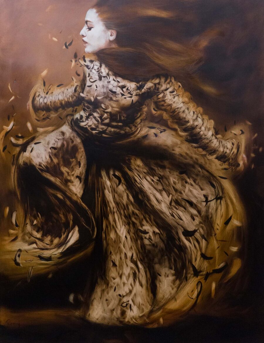 Be in the Flow 3, 2022 · Öl auf Leinwand · 130 × 100 cm