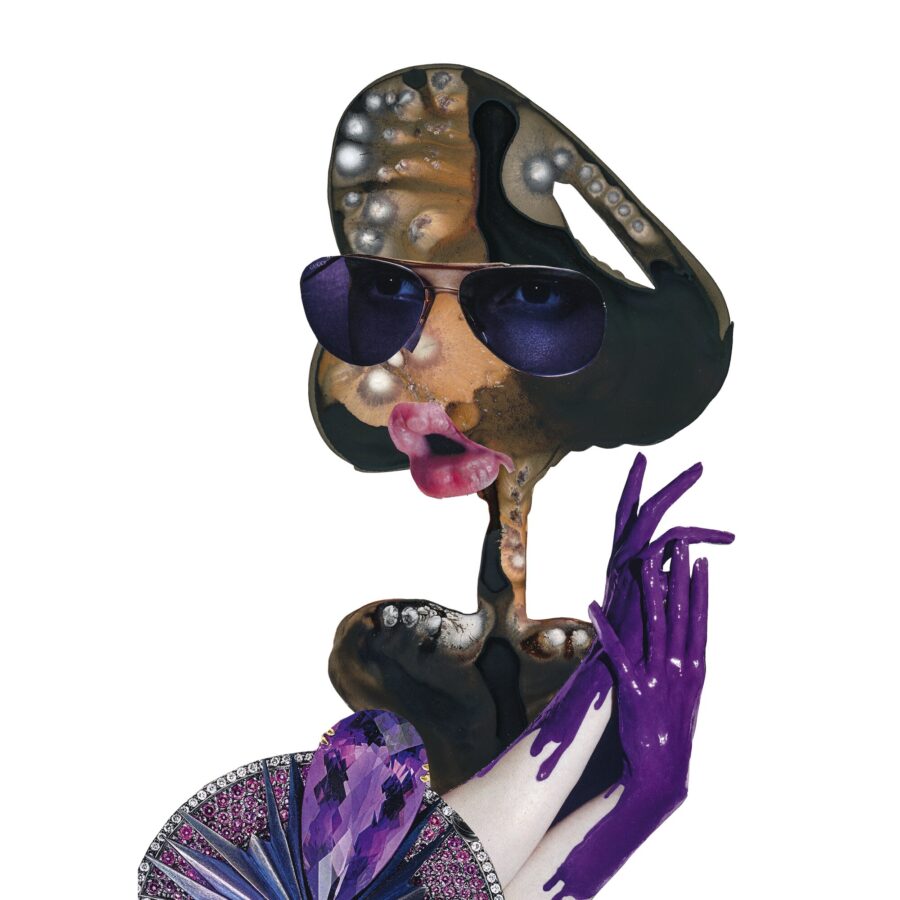 Madonna, 2022 · Mischtechnik auf Papier